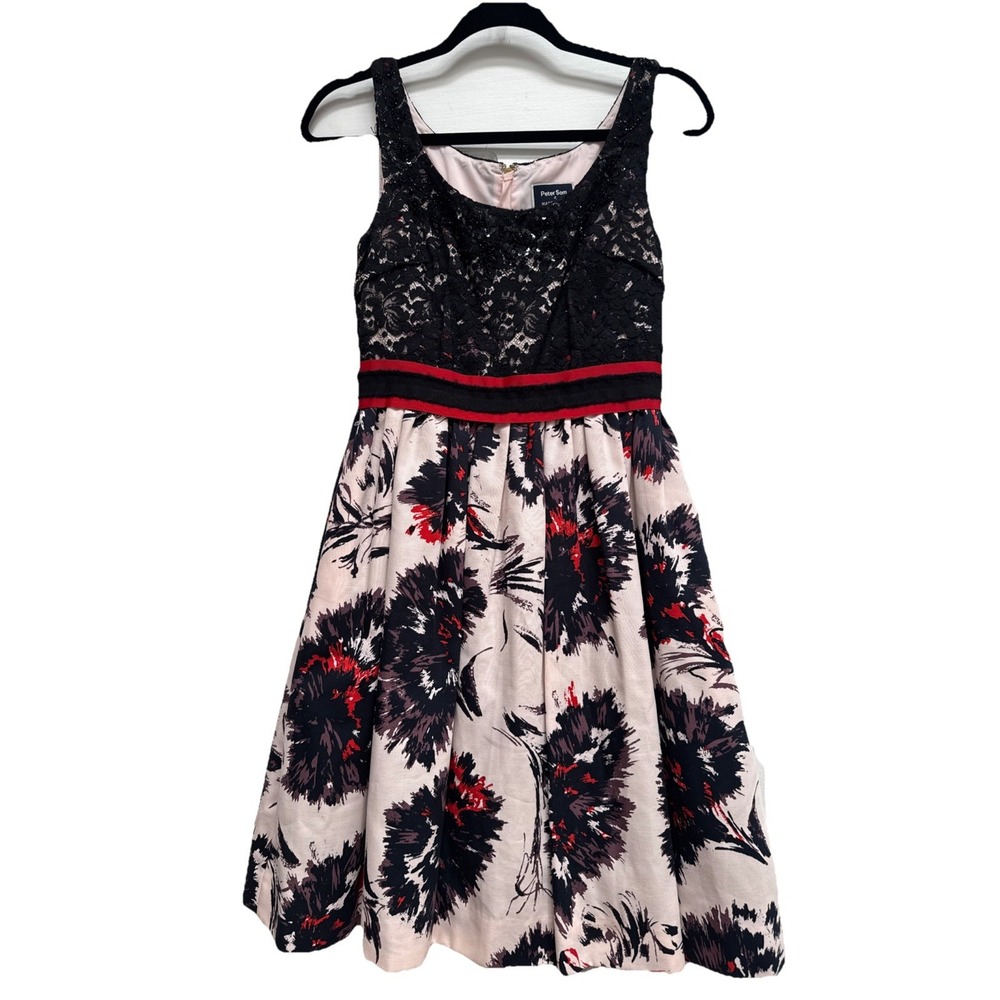 Peter Som‎ Made In Kind Size 0 US Sleeveless Beaded  Dress Anthropologie